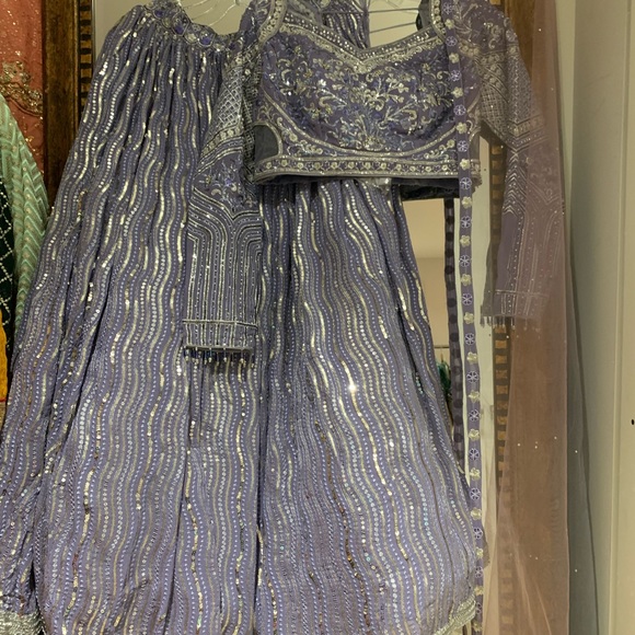 Designer lenghas for sale more on Instagram page shandesigns2020 - Picture 7 of 11